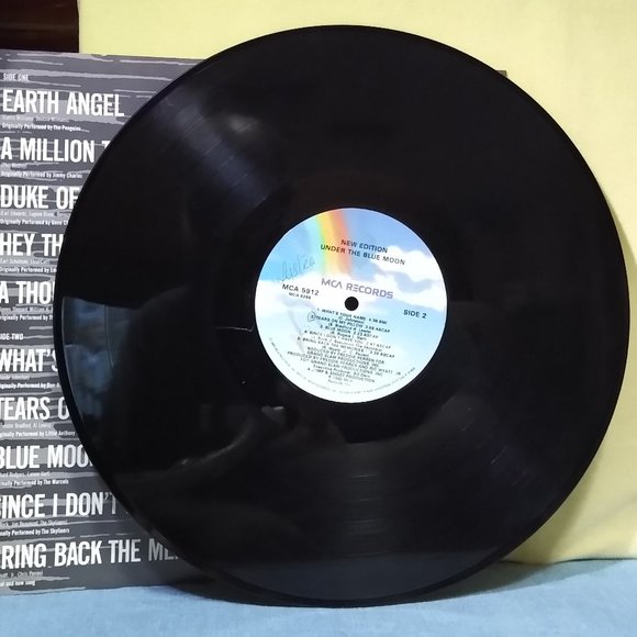 New Edition Under The Blue Moon 1986 Vinyl record RARE! - Picture 4 of 4